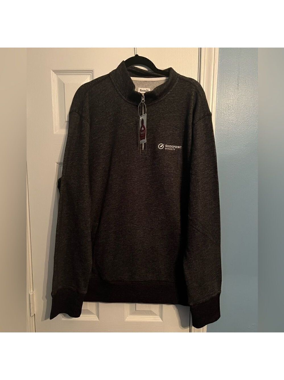 Roots73 Deerlake Micro Fleece Charcoal Mix Pullover